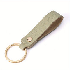 Crocodile Leather Keychain For Men Bag Key Chain Keyring For Men