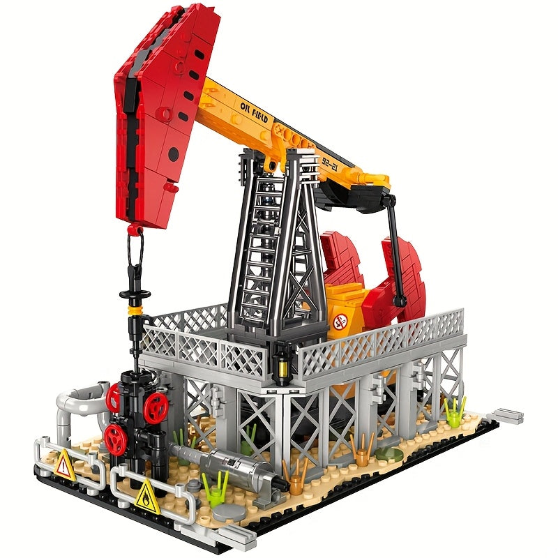 Chemical Plant Series Pumping Machine Building Blocks Set