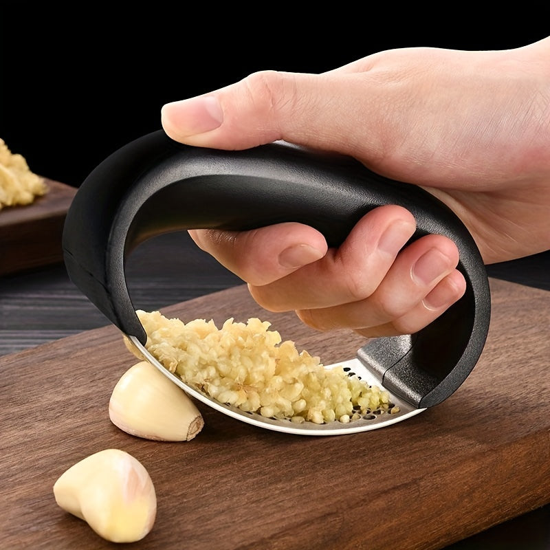 2pcs Garlic Press Stainless Steel Garlic Press Rocker Metal Garlic Mincer