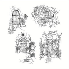 House DIY Silicone Cartoon Stamp