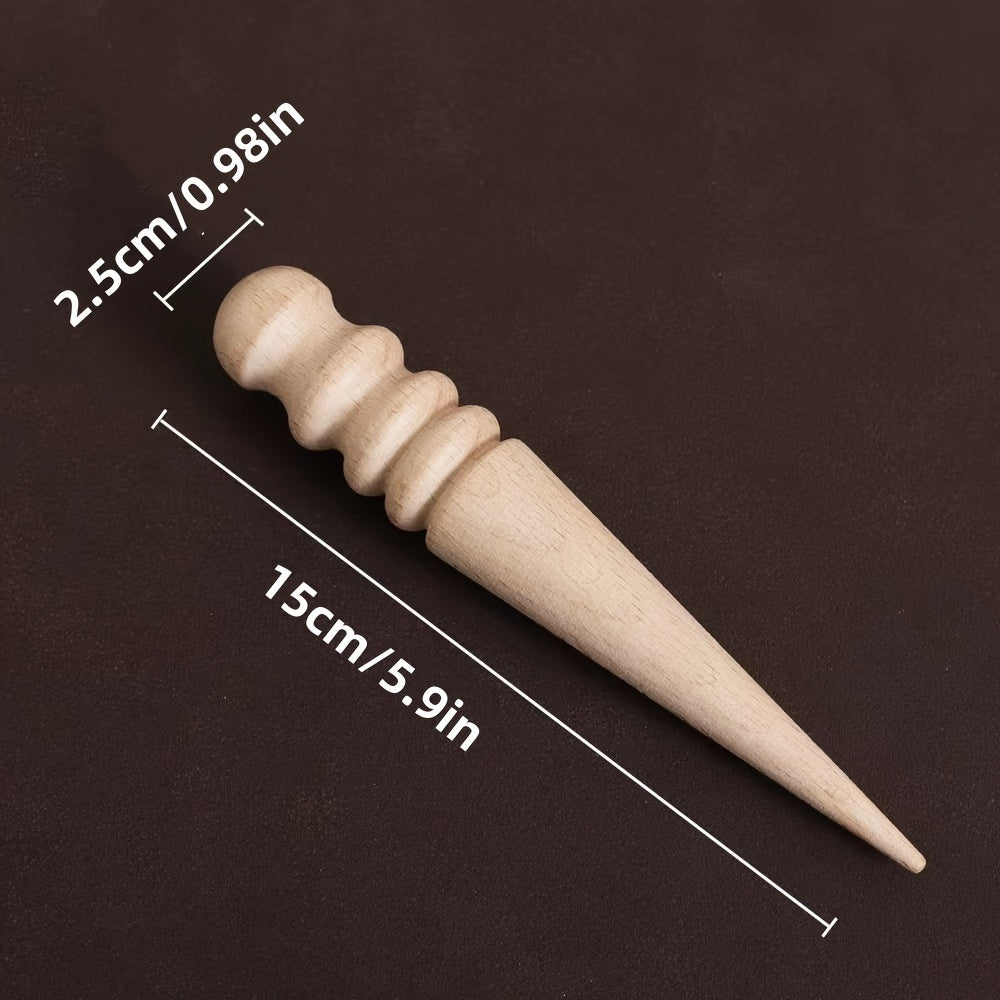 Leather Edge Sanding Tool Wood Polishing Stick