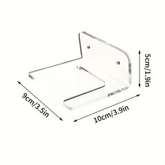 Acrylic Guitar Hanger Wall Mounted Clear Stand