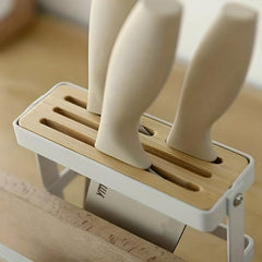 3-in-1 Kitchen Iron Holder Rest for Pot Lid and Cutting Board