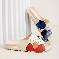 Women's Cartoon Pillow Slides Soft Quick Drying Non Slip Wear resistant Shoes