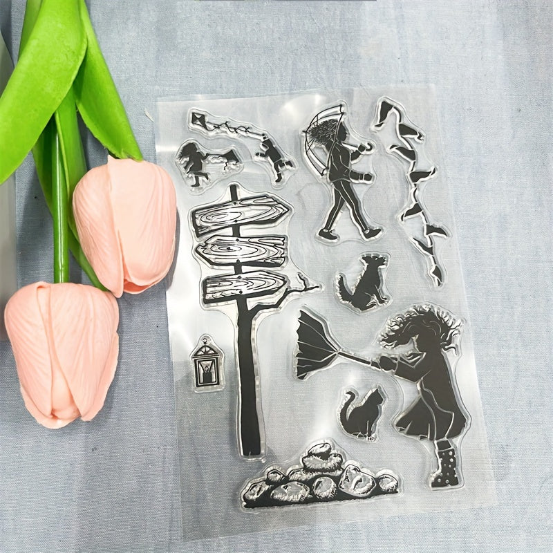 Autumn Clear Stamp Silicone Stamp For Scrapbooking DIY Card Making Rubber Stamp
