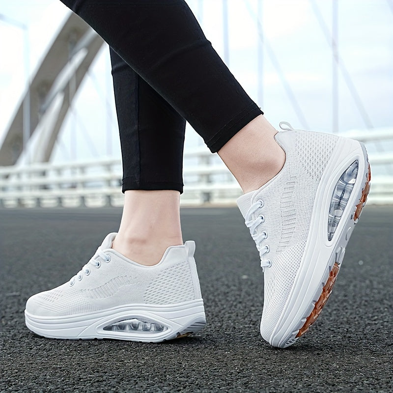 Breathable Mesh Casual Sports Shoes Comfortable Non slip Walking Shoes