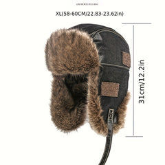 Men's Winter Thickened Windproof Warm Hat