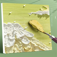 7pcs Painting Scraper Round Head Stick Paint Palette For Painting