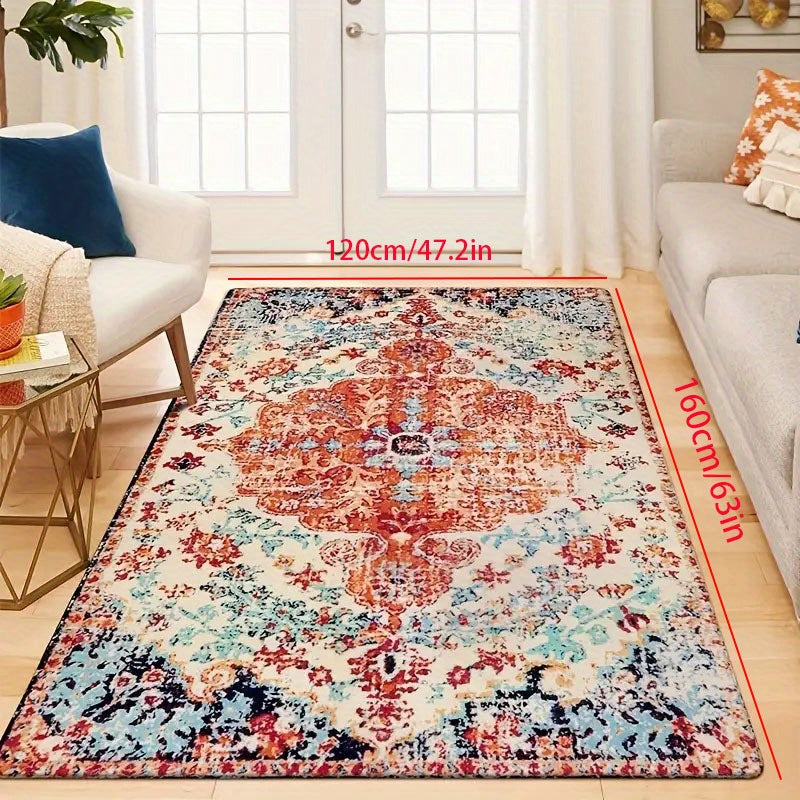 Boho Floor Mat for Living Room Bedroom Decor Non-slip Door Mat Home Decor Xmas
