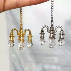 Mini Dollhouse Chandelier Model for DIY Kitchen & Living Room Decor