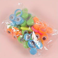 10pcs Eye Finger Puppet Rings Wiggling Eyes Party Gift Halloween Pinata Filler