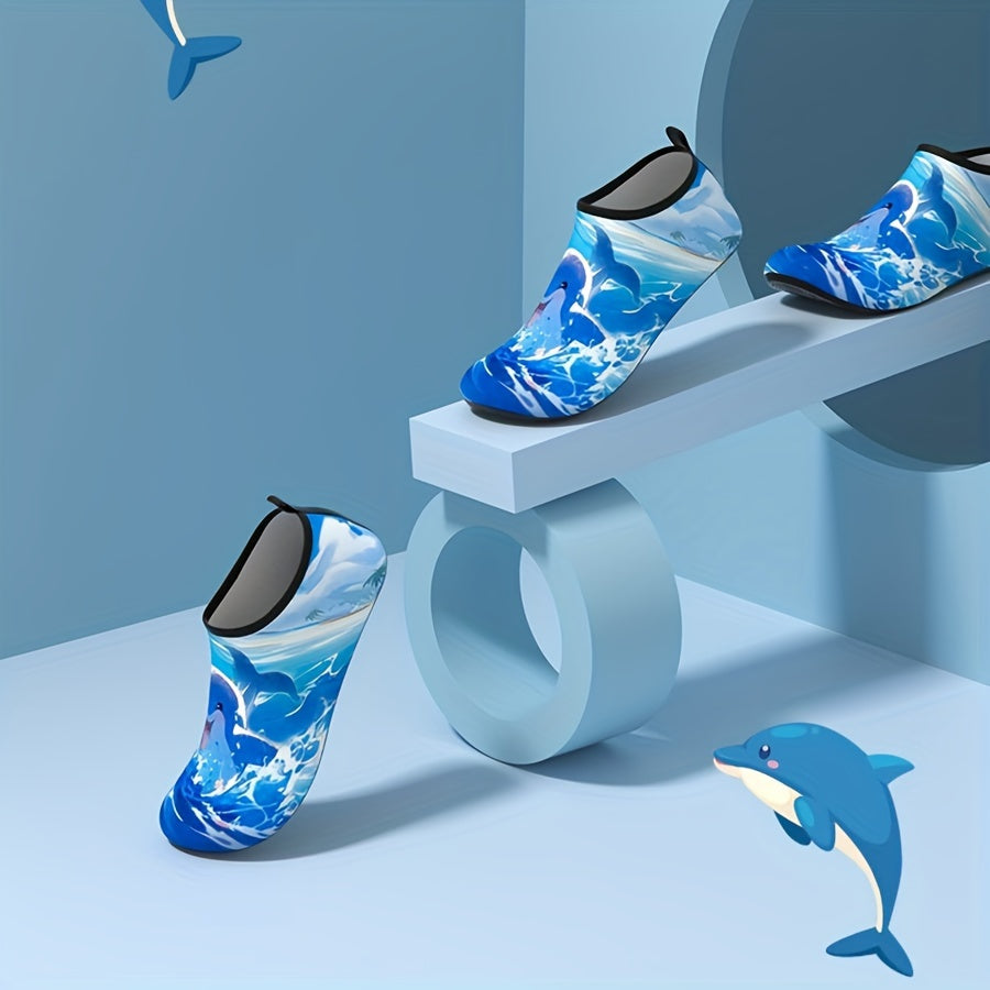 Cartoon Water Socks: Non Slip Quick Dry Shoes for Men & Women