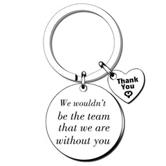 Thank You Keychain for Friends, Couple, Families