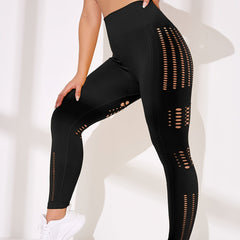 High Waisted Yoga Workout Pants Stretch Leggings