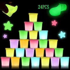 Glow in the Dark Slime Clay Dough Birthday Party Favors