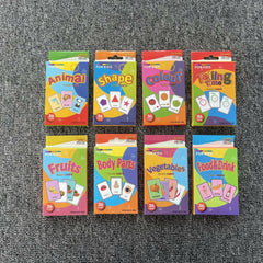 Colorful Word Recognition Flash Cards for Kids