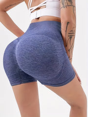 High Waist Yoga Shorts High Stretch Running Fitness Running Sports Shorts
