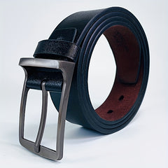 Men's Alloy Pin Buckle PU Leather Belt