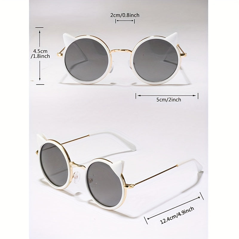 Kids Cartoon Cat Sunglasses, Sun Protection Outdoor Supplies