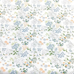 8pcs Cotton Twill Floral Bedding Fabric Spring Summer Print DIY Cloth