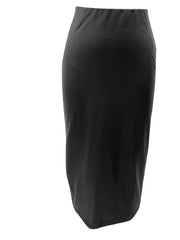 Sexy Two Piece Skirt Set Crop Tube Top & High Waist Skirt Outfit