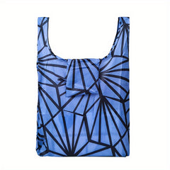 Red Dots Reusable Grocery Bags Folding Shopping Bag Waterproof