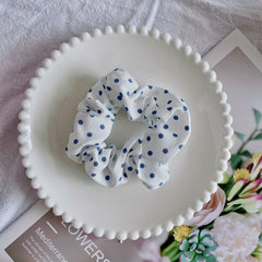 Fruit Print Scrunchies Hair Tie Love Heart Hair Rope Hair Ring