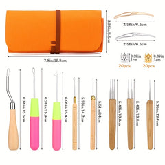 Dreadlock Crochet Hook Set with 5 Different Sizes