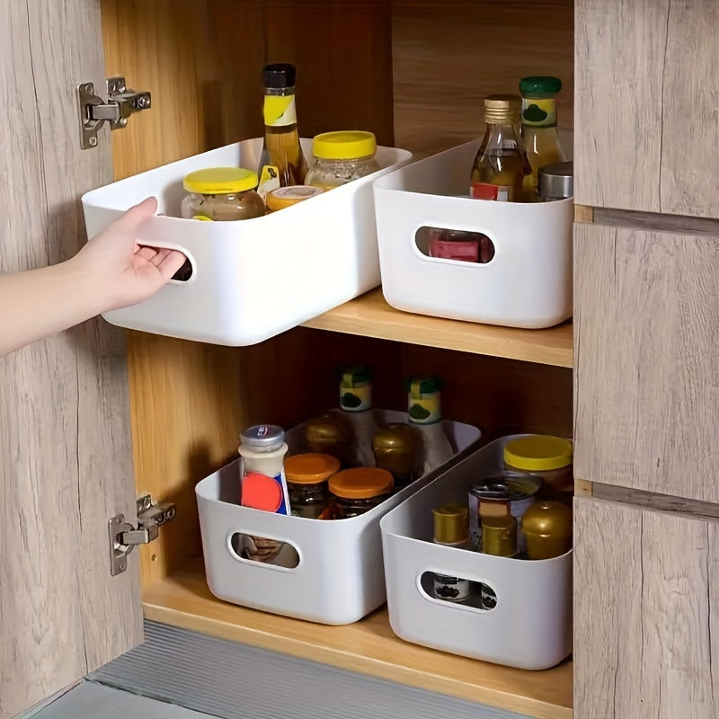 Desktop Plastic Storage Box for Office, Bathroom, Kitchen