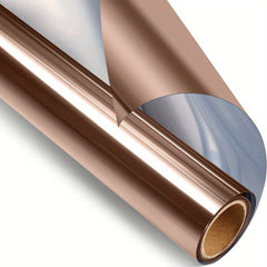 One way Mirror Window Film Tawny Brown Daytime Privacy Reflective Film