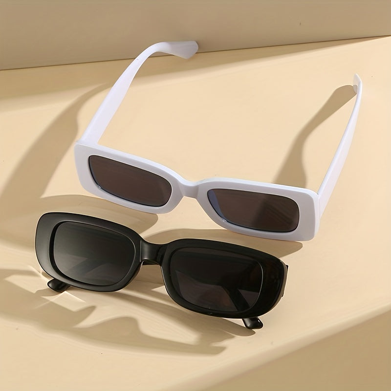Rectangle Sunglasses Anti Glare UV400 Sun Shades for Travel