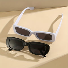 Rectangle Sunglasses Anti Glare UV400 Sun Shades for Travel