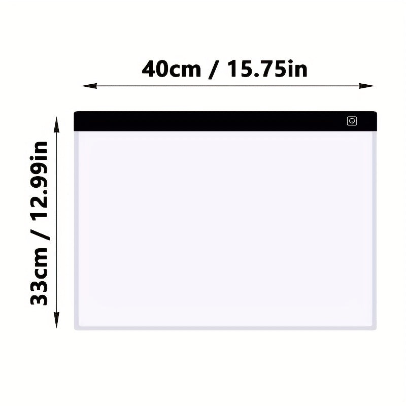 A3 Dimmable Led Light Pad Drawing Board Tracing Light Box