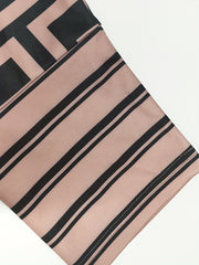 Geometric Print Open Front Cardigan