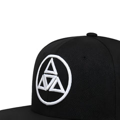 Embroidered Men's Hip Hop Flat Brimmed Hat