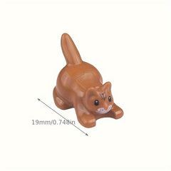 Cat Coffee Colored Bed Scene Set