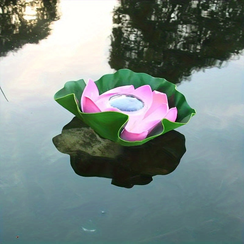 Solar Floating Lotus Light Outdoor Decor