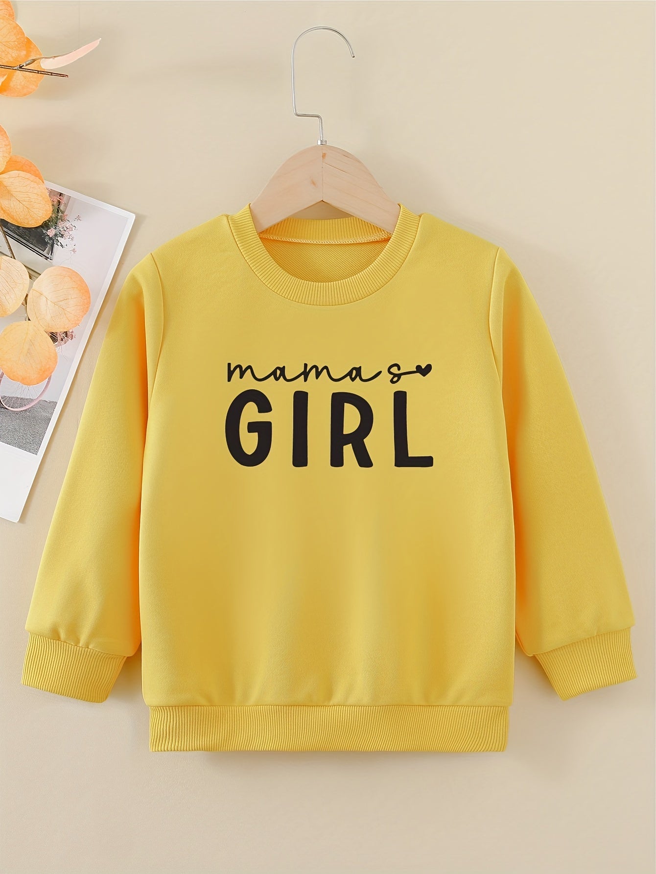 Girls' ''Mama's Girl'' Graphic Sweatshirt