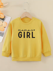 Girls' ''Mama's Girl'' Graphic Sweatshirt