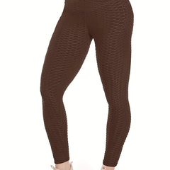 High Waist Yoga Pants Tummy Control Ruched Butt Lifting Leggings