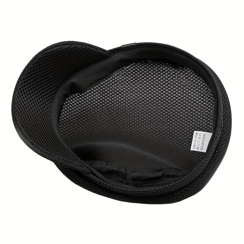 Mesh Hollow Out Flat Cap Vintage Navy Hat Sun Protection Beret