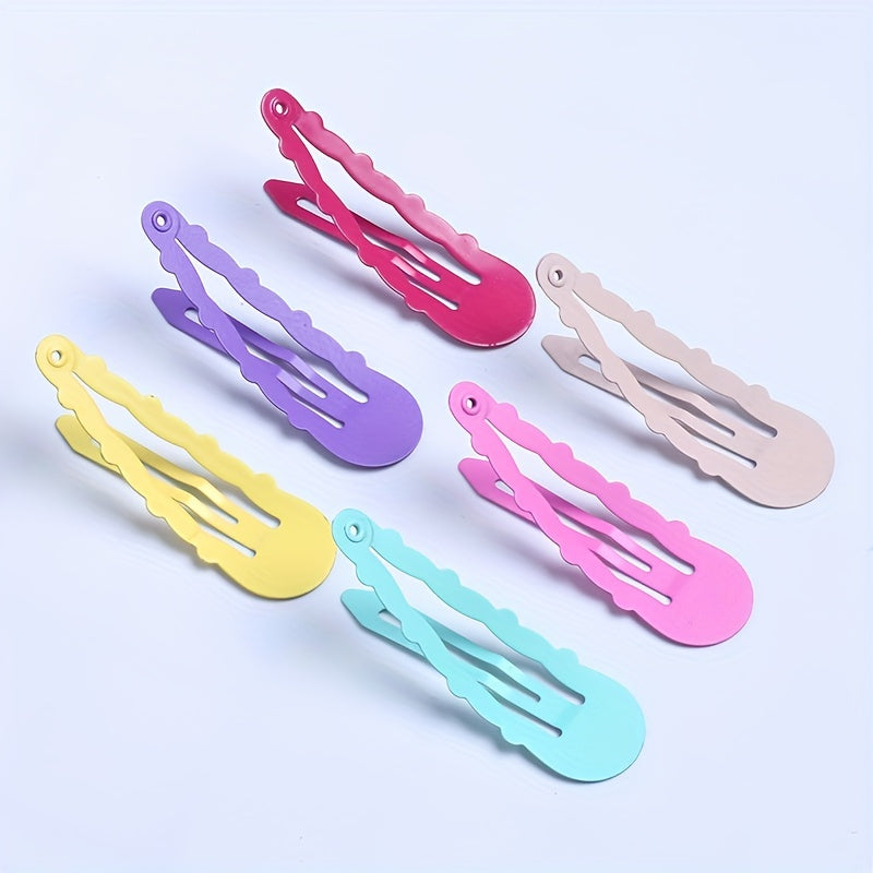 6pcs Cartoon Colorful Hair Clips Set for Girls