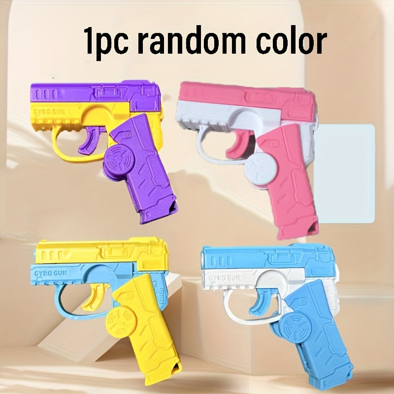Mini Finger Spinning Toy Bore Gun Fidget Spinner Dual Function Toy