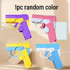 Mini Finger Spinning Toy Bore Gun Fidget Spinner Dual Function Toy