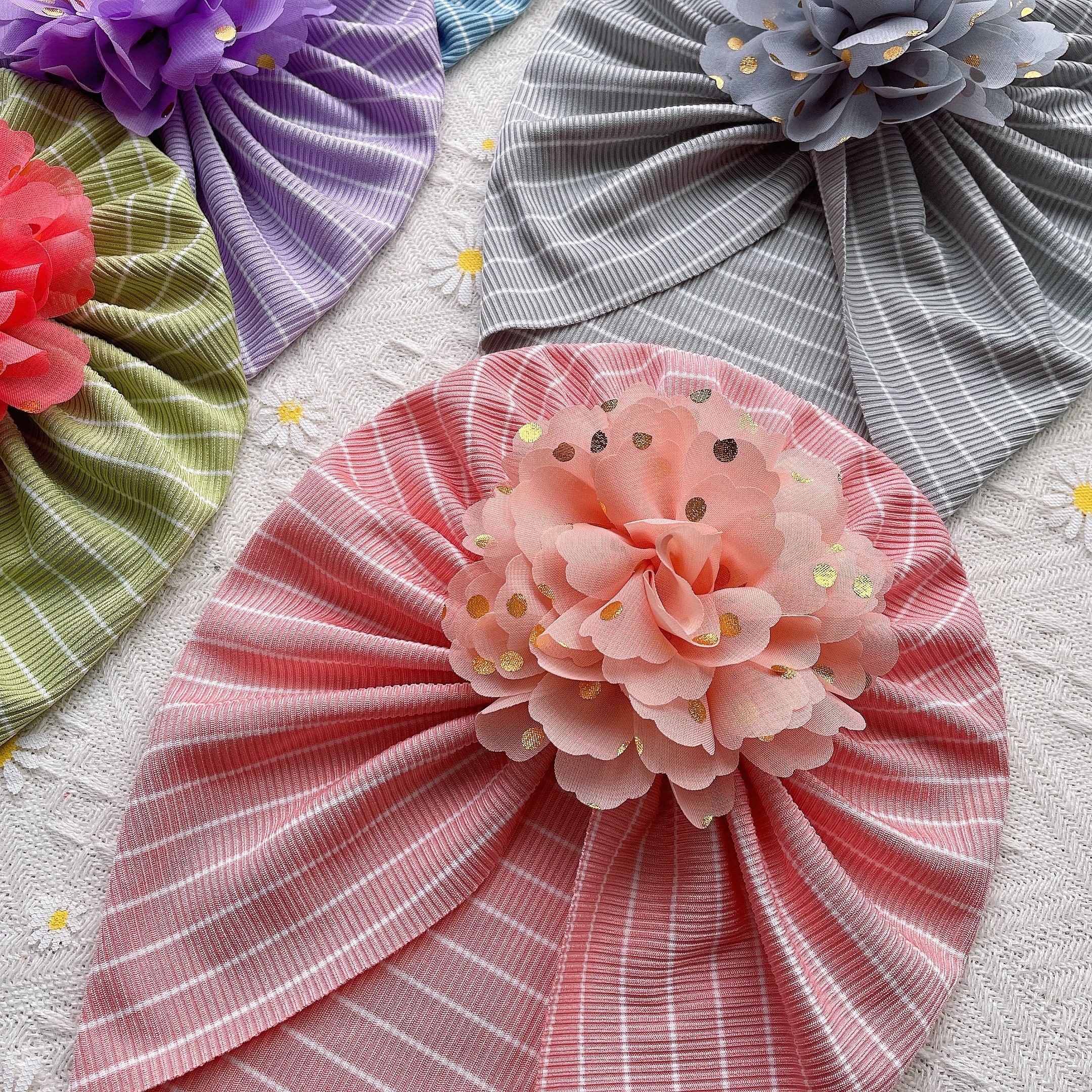 Breathable Spring Ball Head Baby Hat For Newborn Kids