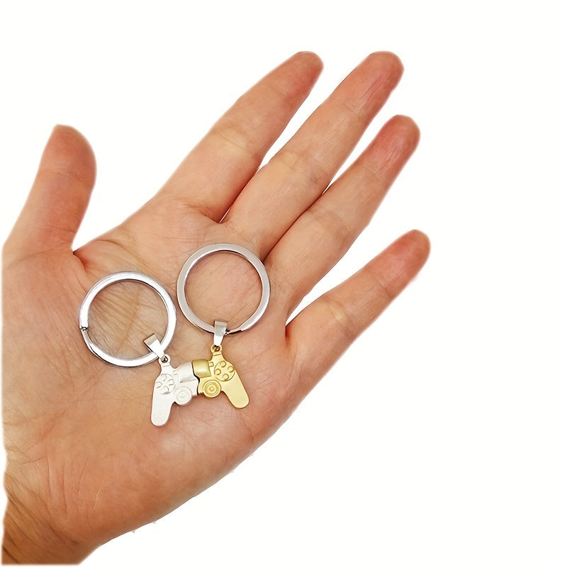 Cartoon Game Controller Keychain Magnet Keyring Gift
