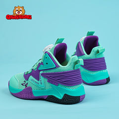 QIUTEXIONG Boy's Knit Breathable Basketball Shoes