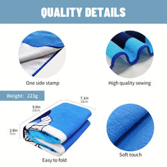 Microfiber Bath Towel Quick Drying Shower Beach Towel 27.5 x 55