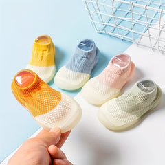 Comfy Slip On Sock Shoes for Baby Girls Non Slip Walking Shoes