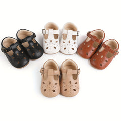 Comfy Baby Girls Walking Shoes Breathable Non-Slip Sneakers